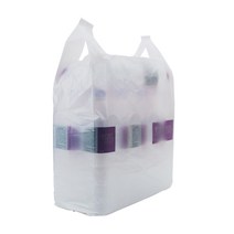 쓰리포 손잡이 마트 비닐봉투 유백, 200매, 36L