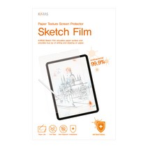 카라스 삼성 갤럭시북 프로360 15 NT950QDB / NT951QDB / NT950QDY 종이질감 스케치 액정보호필름, 1개
