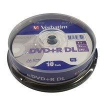 버바팀 DVD+R DL 8.5GB 8X 공디스크 CAKE 10p