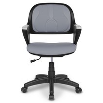 체어포커스 알라딘 블랙바디 엠보의자 AM560BK, 올그레이