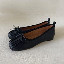 레일루 포인트 리본 플랫슈즈 1cm