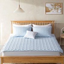 바니루이스 달리야 아사워싱 순면 양면패드, 블루