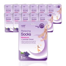 에피엘르 릴렉싱 멜라토닌 라벤더 발팩, 1개, 12개