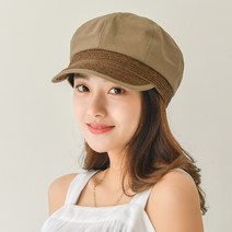 웨스트무브 라피아 린넨 헌팅 캡모자