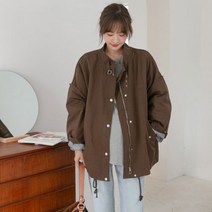 스탠드 카라재킷 긴팔 윈드 임산부 점퍼