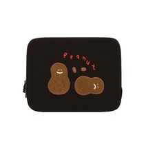 올뉴프레임 Peanut 자수 포켓 노트북 파우치