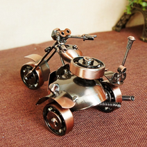 탑시가 TCR 인테리어소품 오토바이 + 보조석 모형 오브제, 구리(M17)