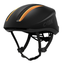 크랭크 아크 에어로 다이나믹 자전거 헬멧, BLACK + ORANGE