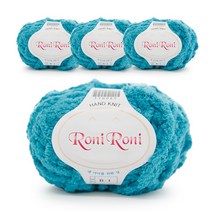 필립섬유 쎄비 로니로니 뜨개실 80g x 4p, 41 청록, 4개