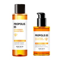 썸바이미 프로폴리스 B5 글로우 베리어 카밍 토너 150ml + 프로폴리스 B5 글로우 베리어 카밍 세럼 50ml, 1세트