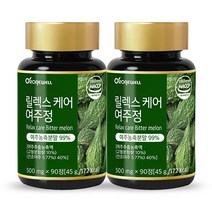 로니웰 릴렉스케어 여주정 영양제 45g, 2개, 90정