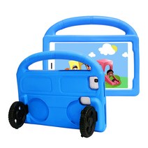 에바폼 스탠드 자동차 캐릭터 태블릿 PC 케이스, 블루