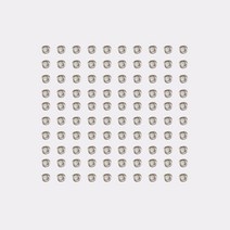 아일렛링 5mm, 실버, 100개