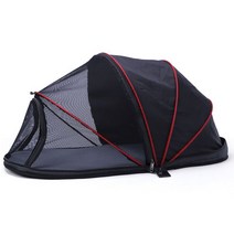 요기쏘 반려동물 폴딩 접이식 캠핑 텐트, 레드