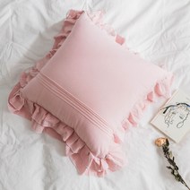 마이홈 코튼 프릴 쿠션커버