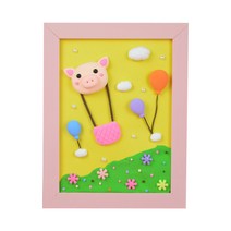 아디코 클레이액자 DIY 만들기 돼지풍선의 여행, 혼합색상