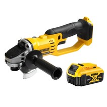 디월트 20V 125mm 충전 그라인더 본체 DCG412N + 5.0Ah 배터리 DCB184, 1세트