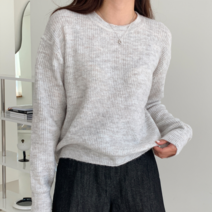 여성용 하큐콜 심플 짜임 니트 cpnt3942k29