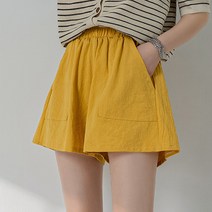 여성용 라라온 하미츠 밴딩 반바지