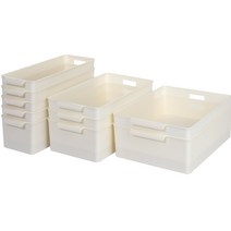 벨라하우스 팬트리 바스켓 대 2p + 중 3p + 소 5p 세트, 아이보리