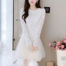 포플러앤씨 티아즈 자수 레이스 원피스
