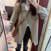 구디프 레이디 트렌치 코트