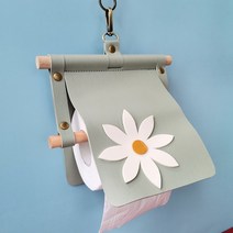 카리스 가죽 스토리지 롤 휴지 케이스, A10