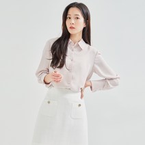 로엠 베이직 셔츠형 블라우스