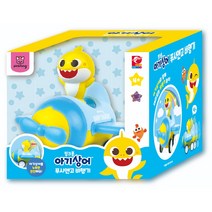 핑크퐁 아기상어 푸시앤고 비행기, 노랑 + 파랑 + 핑크