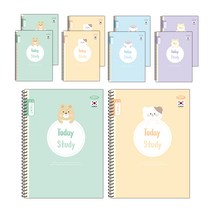 펜피아 2000 초등 양면 그림일기 스프링노트, 10개, 랜덤발송