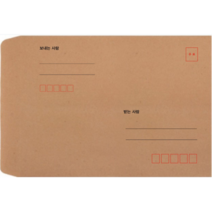 봉투를만드는사람들 접착식 우편 각대봉투 두줄 양면 테이프 5절 100p, A4, 1개
