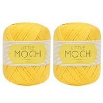 리틀모찌 뜨개실 2p, 24 개나리, 70m