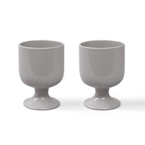 보울보울 볼볼홈파티 고블렛잔 400ml, 애쉬그레이, 2개