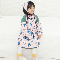 베베슈에뜨 아동용 면 방수 앞치마 + 토시