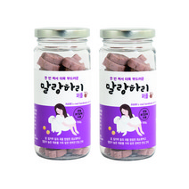 강아지 말랑하리 퍼플 수제간식 150g, 초록잎홍합 + 블루베리 혼합, 2개