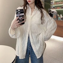 어썸풀 여성용 코에트 자가드 셔츠