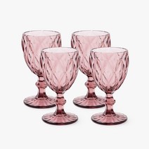 쓰임 티만티 고블렛잔 240ml, 클리어 와인, 4개