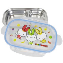 하트투하트 과일토끼 2구 락스텐 유아동도시락, 혼합색상, 1개