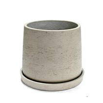 도시정원 Cloud 화분 03 받침세트, WashedGrey
