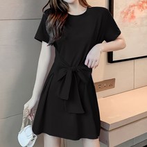 DM 심플 포인트 미니 원피스