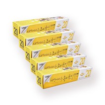 자연에서온종이호일 롤타입 화이트 30cm x 20m, 5개