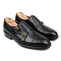 크리스제이 남성용 더블몽크스트랩 수제화 GU3711L2