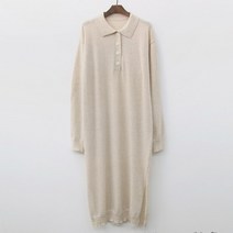 카라 케시 니트 임산부 원피스 O981