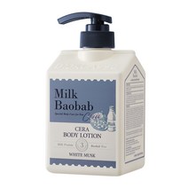 밀크바오밥 바디로션 화이트머스크, 600ml, 1개