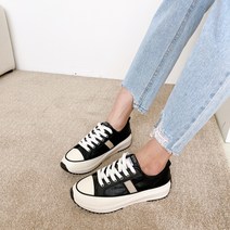 프리센스 여성용 배키 키높이 스니커즈