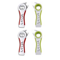 부스마켓 다기능 오프너 2종, 화이트&레드, 화이트&그린, 2세트