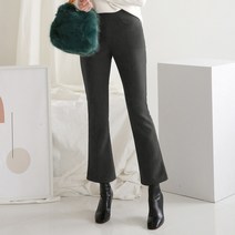 헤이진 여성용 부츠컷 밴딩 스판 슬랙스