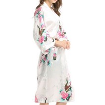 마켓피오 플라워디자인 가벼운 통풍 샤워가운 M, 타입1, 1개