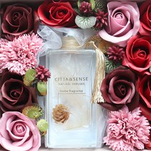 모리앤 비누꽃 플라워박스 디퓨저 선물세트 레드, 체리블라썸향