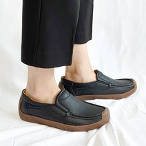 여성용 나들이 가죽 로퍼